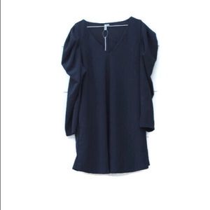 ASOS Mini Dress Straight Line Puff Long Sleeve